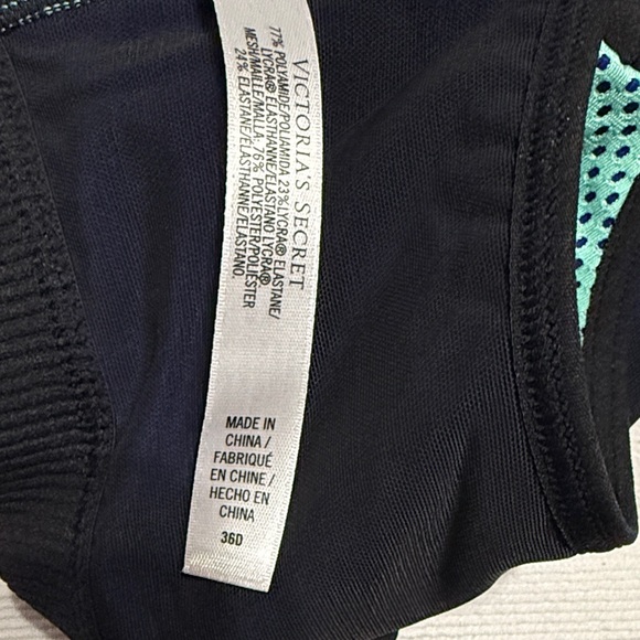 VSX Mesh Sports Bra - Mint and Black - Picture 6 of 6